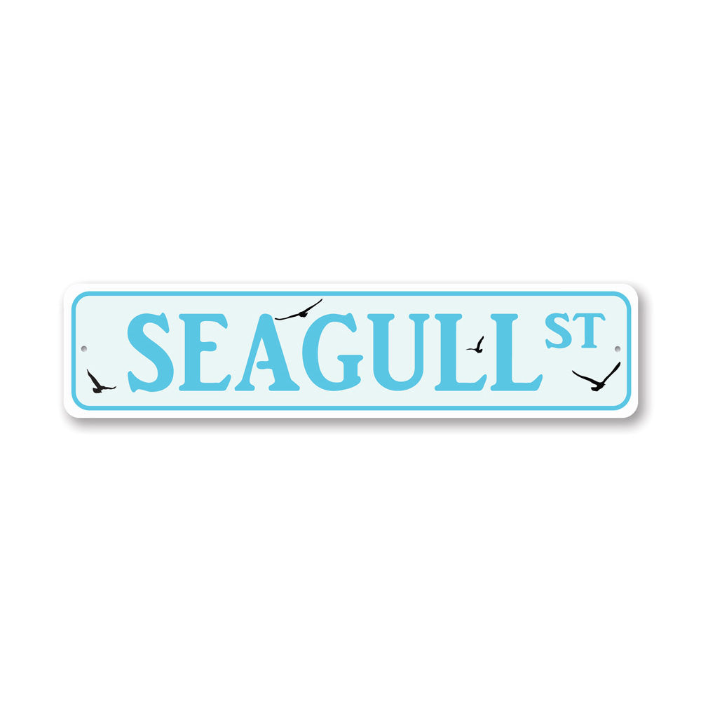 Seagull Street, Beach House Sign, Marine Life Sign