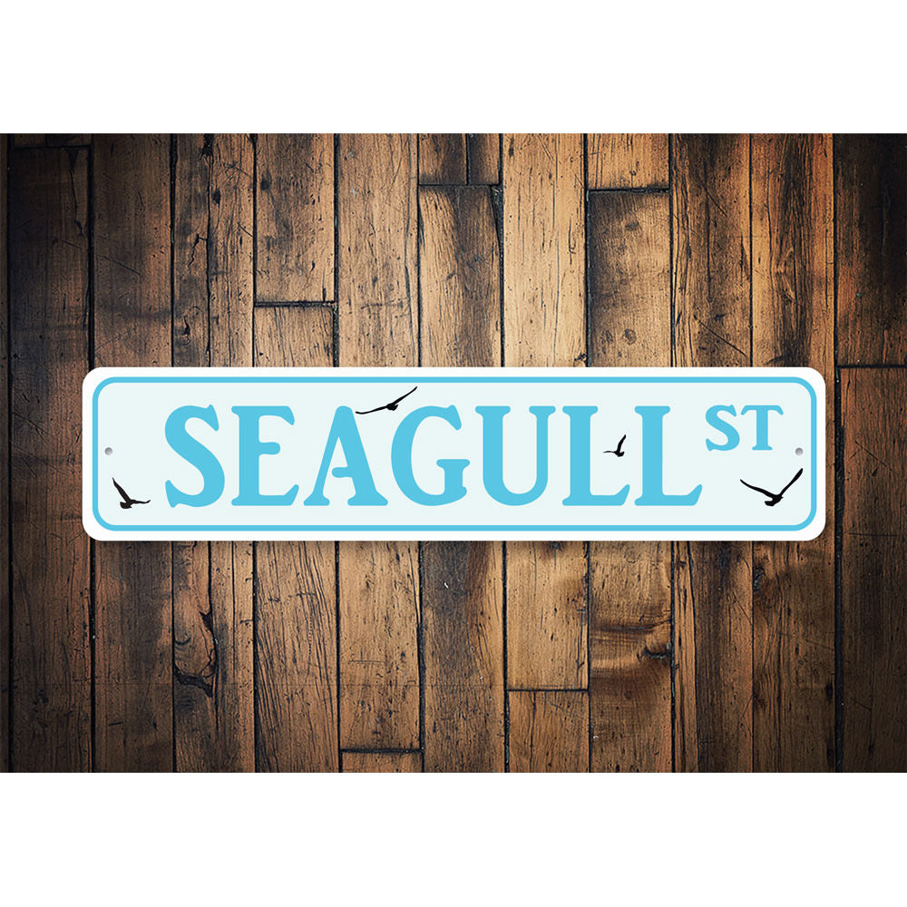 Seagull Street, Beach House Sign, Marine Life Sign