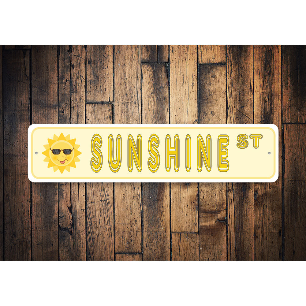 Sunshine Street, Decorative Home Sign