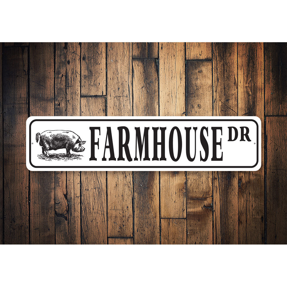 Farmhouse Drive, Farmer Gift Sign, Farm Sign