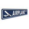 Airplane Avenue, Hangar Decorative Sign, Pilot Gift Sign