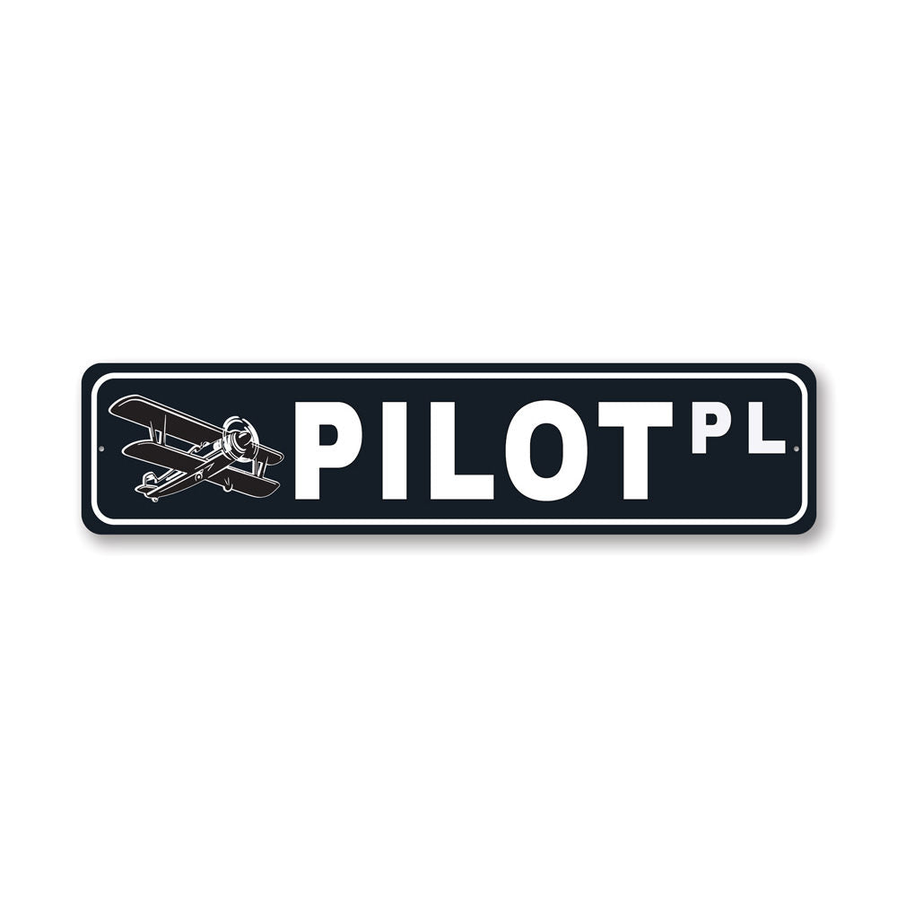 Pilot Plaace, Hangar Sign, Pilot Gift Sign