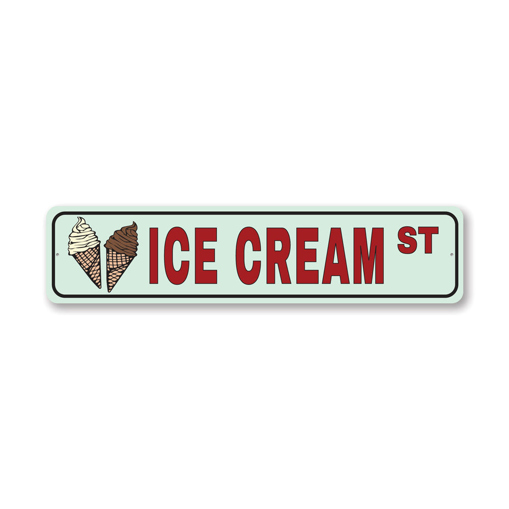 Ice Cream Street, Pantry Sign, Home Kitchen Sign