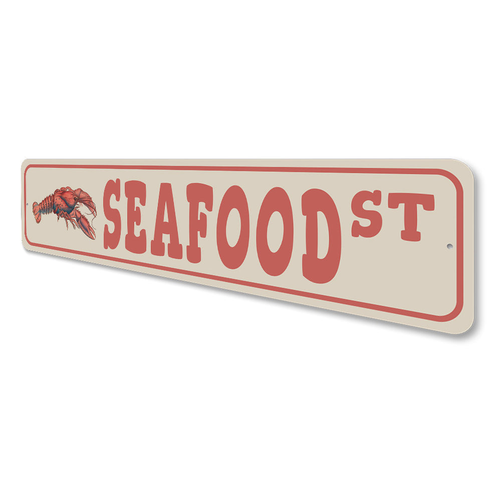 Seafood Street, Beach Restaurant Sign
