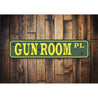 Gun Room PL, Home Sign