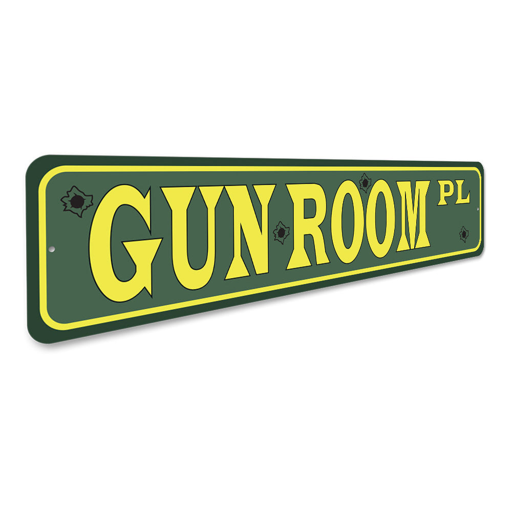 Gun Room PL, Home Sign