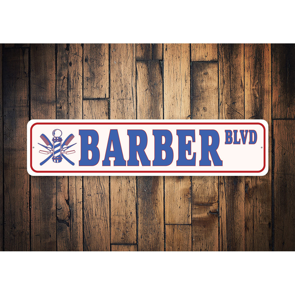 Barber Blvd, Profession Sign