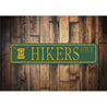 Hikers Highway Sign, Hiker Gift Sign