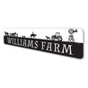 Family Farm Sign, Custom Farmhouse Decor, Barn Sign