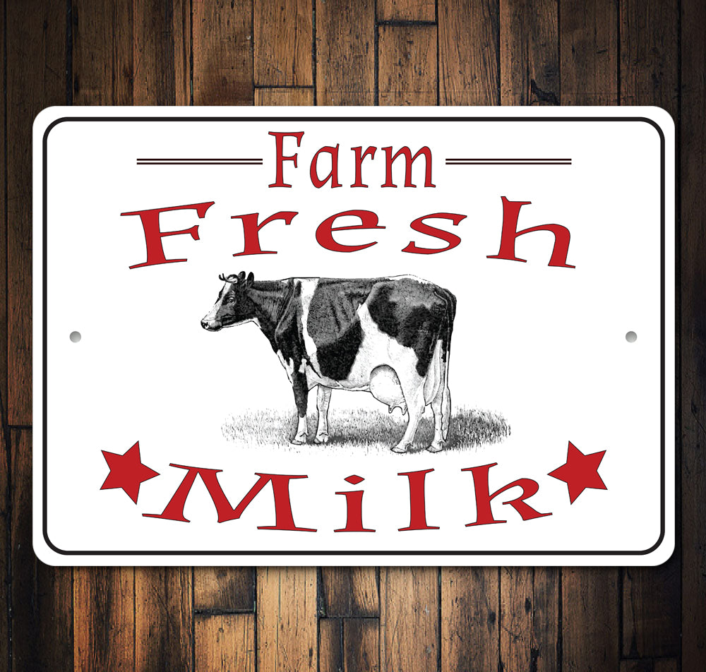 Fresh Milk Sign
