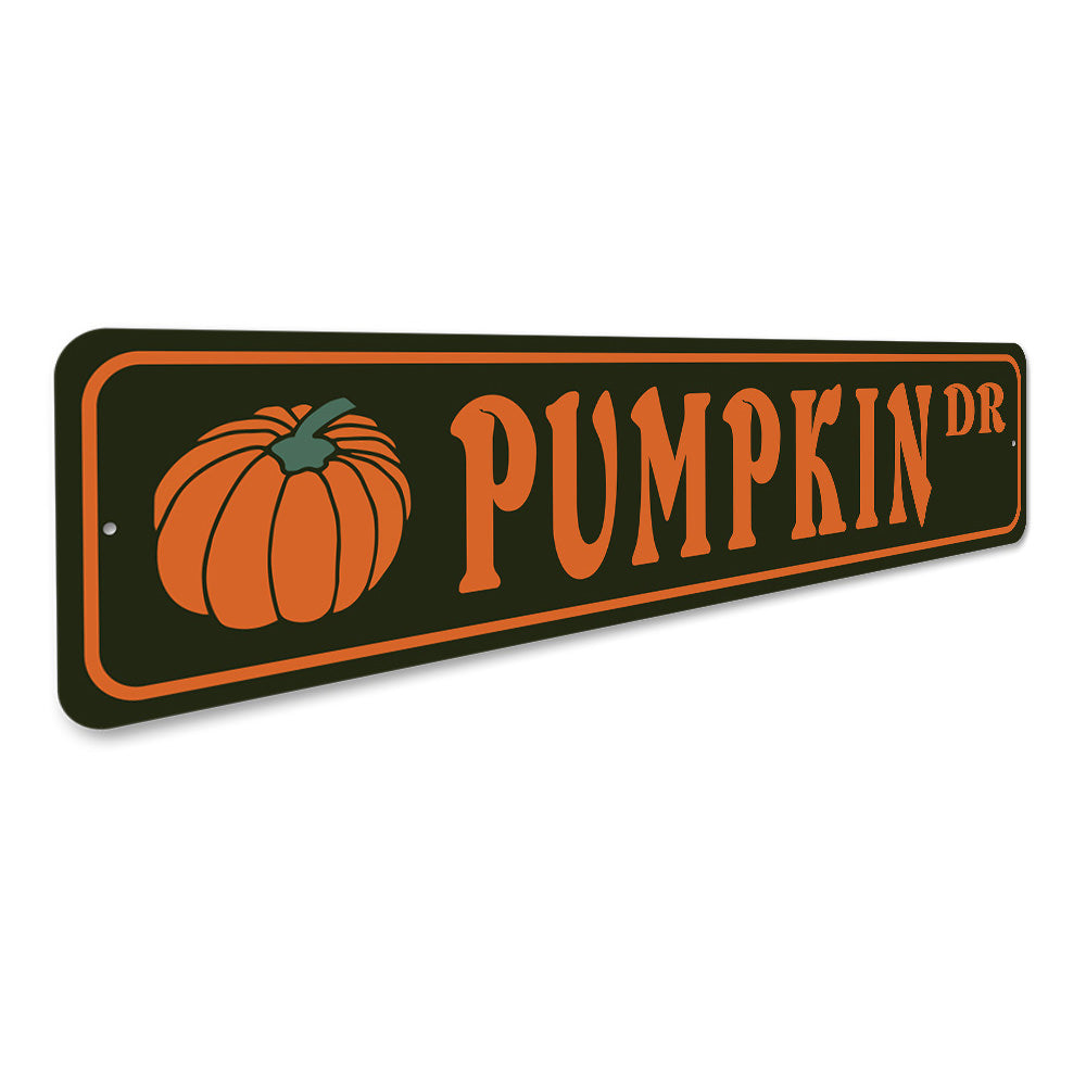 Pumpkin Drive, Decorative Halloween Sign