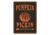 Pumpkin Pickin This Way Sign