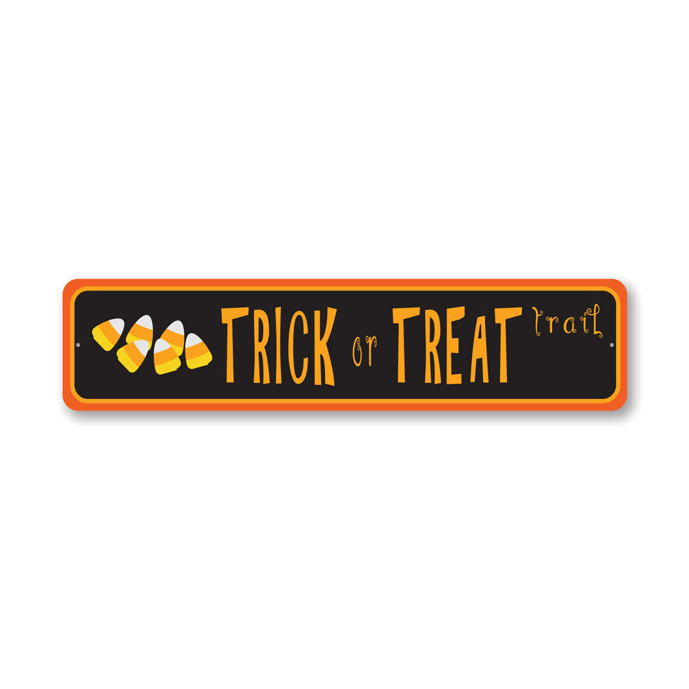 Trick or Treat Trail, Decorative Halloween Sign