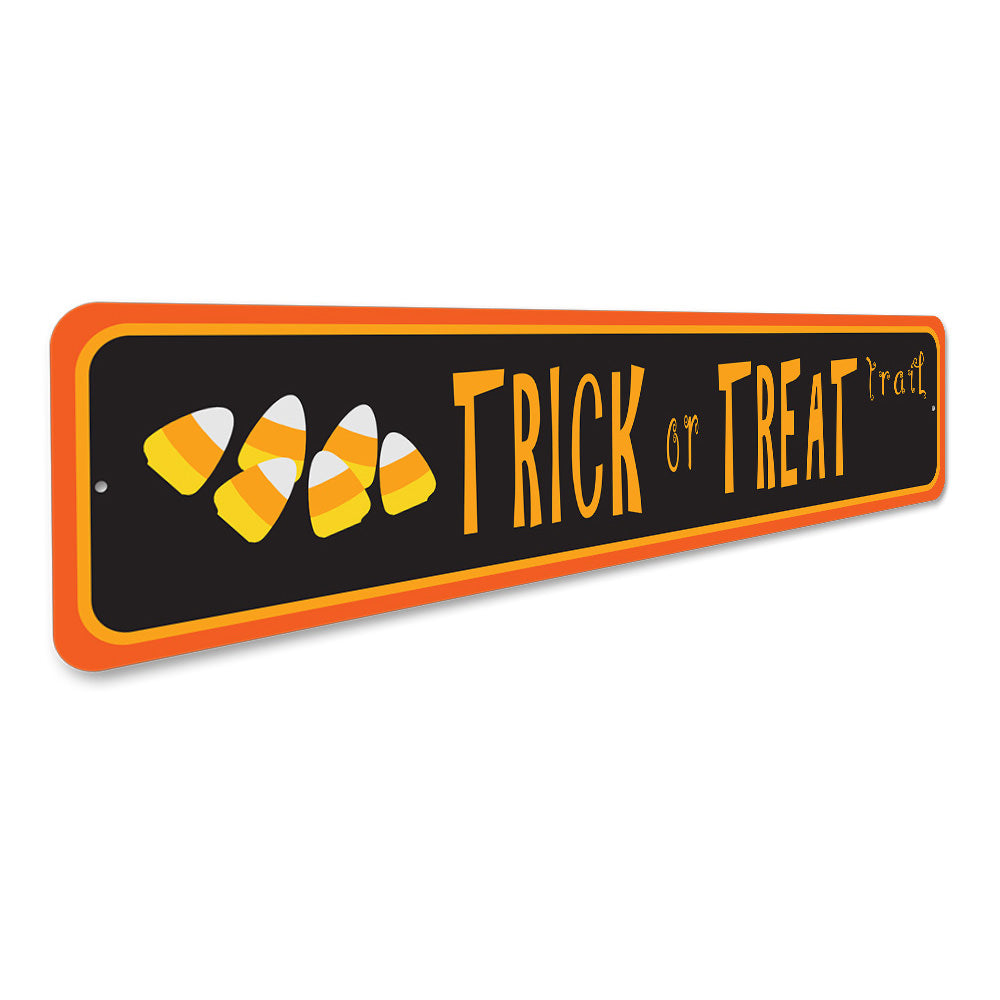 Trick or Treat Trail, Decorative Halloween Sign
