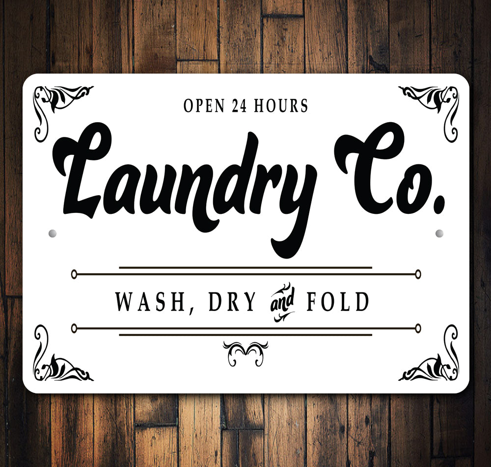 Laundry Company Sign