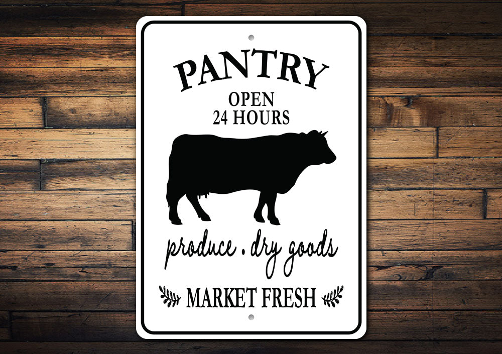 Pantry Open Kitchen Sign