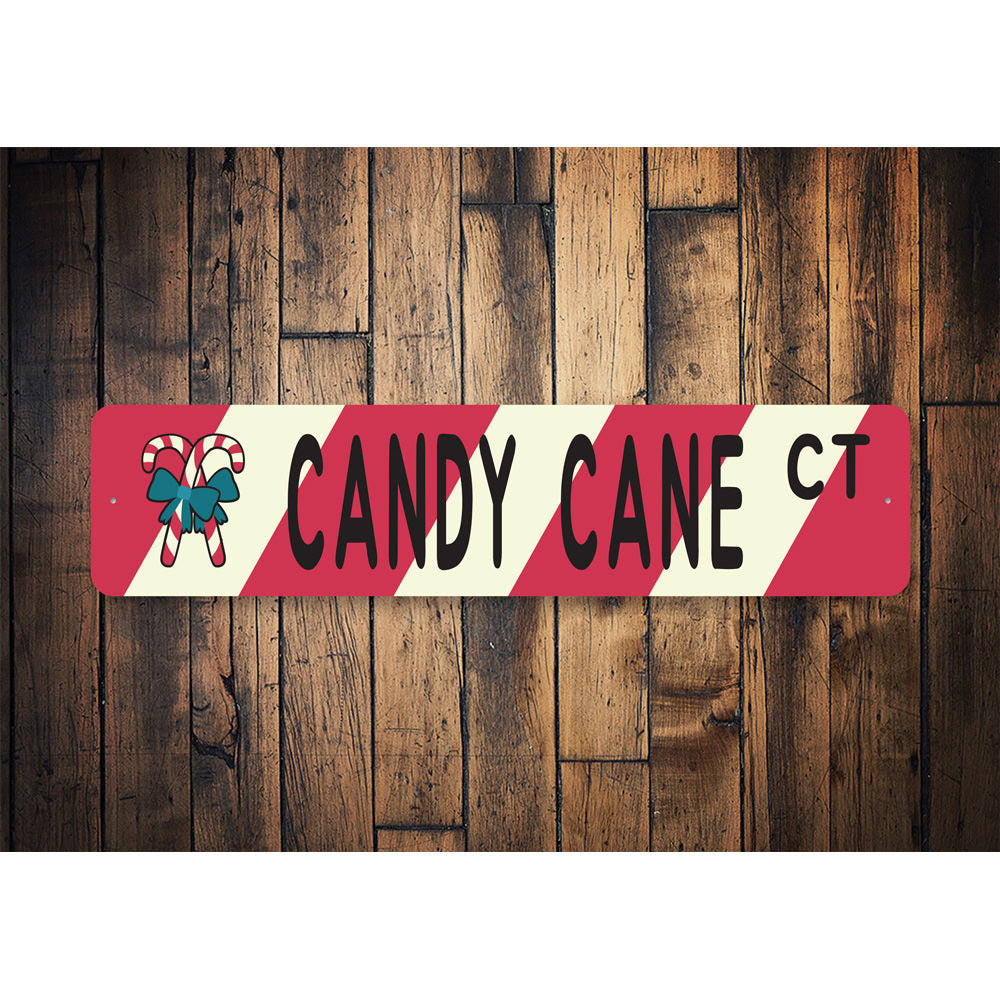 Candy Cane, Decorative Christmas Sign, Holiday Sign