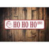 Ho Ho Ho Highway, Decorative Christmas Sign, Holiday Sign