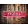 Naughty List, Decorative Christmas Sign, Holiday Sign