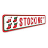 Stocking Street, Decorative Christmas Sign