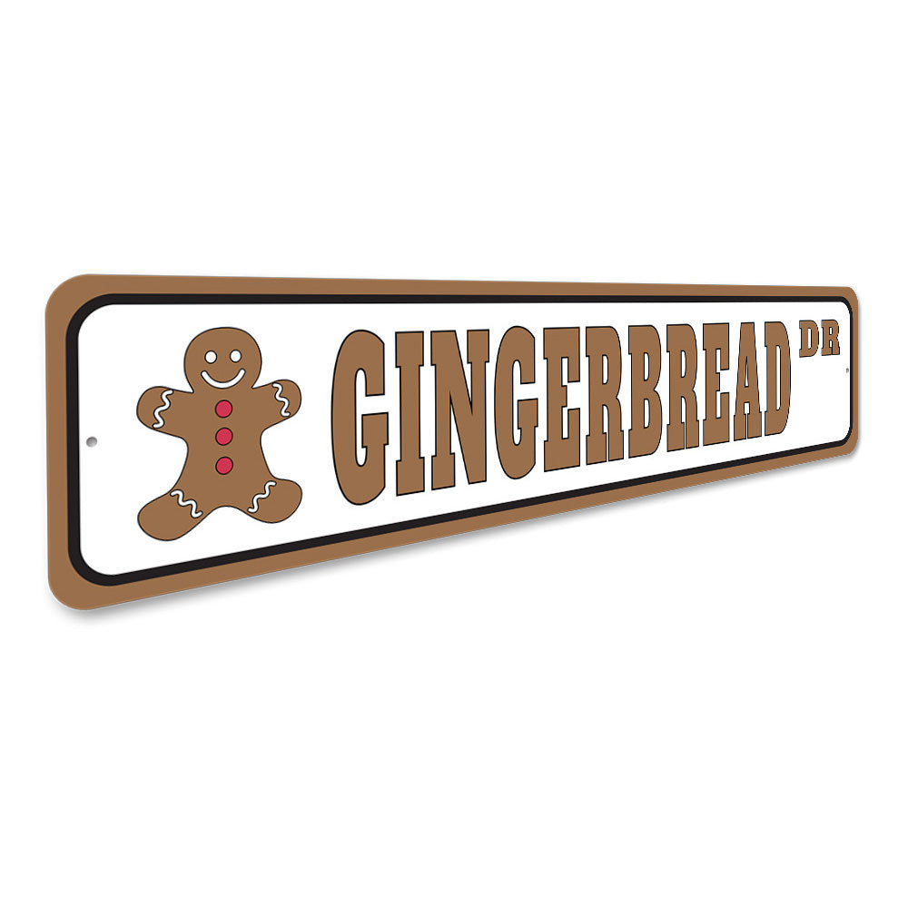 Gingerbread Drive, Decorative Christmas Street Sign