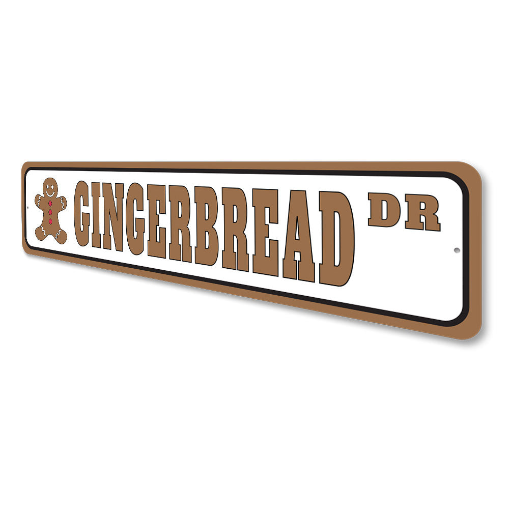 Gingerbread Drive, Decorative Christmas Street Sign