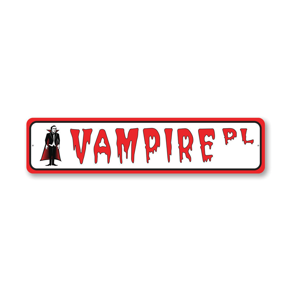 Vampire Street Sign – Lizton Sign Shop