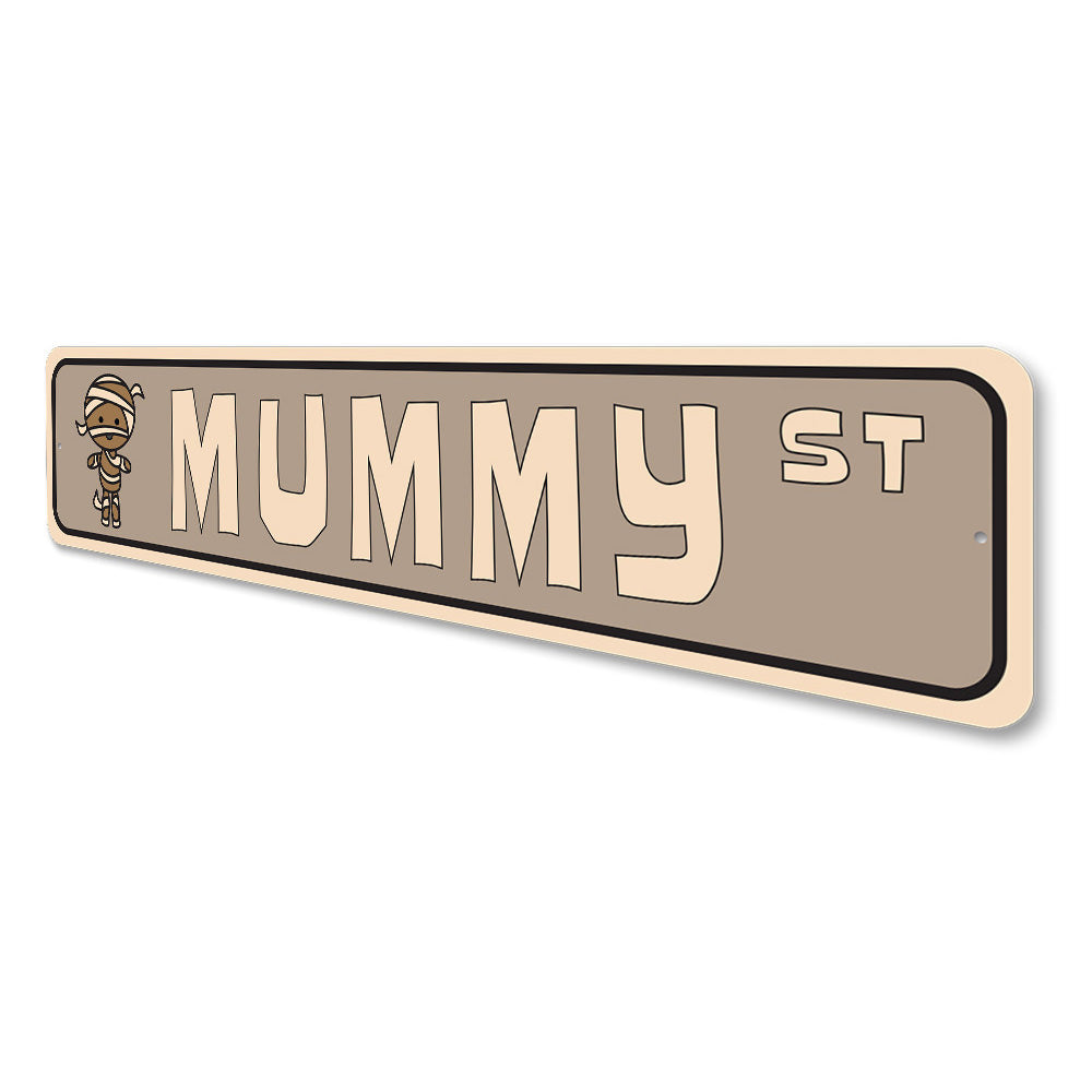 Mummy Street, Decorative Halloween Street Sign