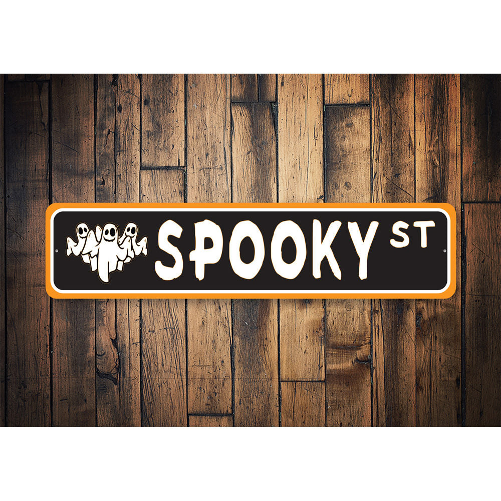 Spooky Street , Decorative Halloween Sign