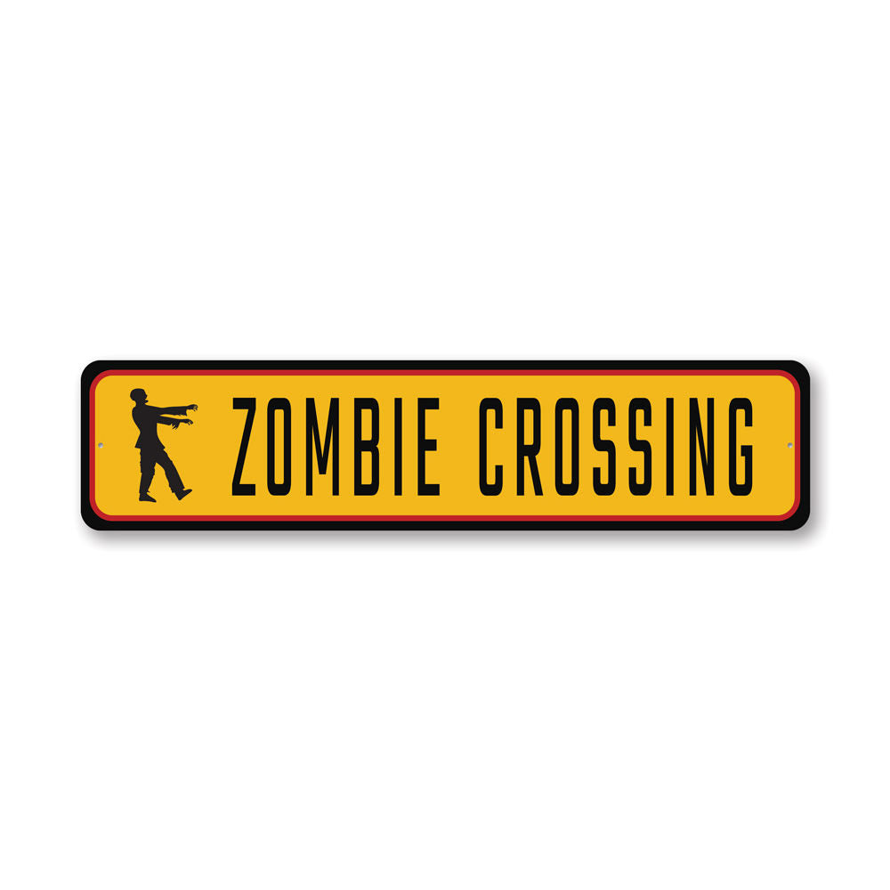 Xombie Crossing, Decorative Halloween Street Sign
