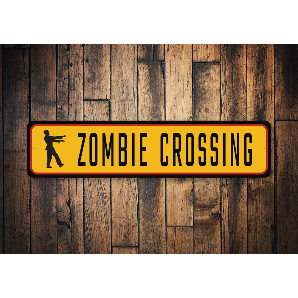 Xombie Crossing, Decorative Halloween Street Sign