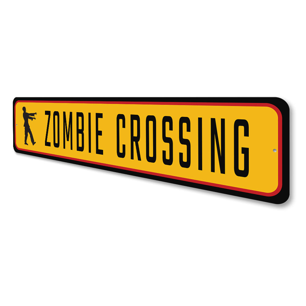 Xombie Crossing, Decorative Halloween Street Sign