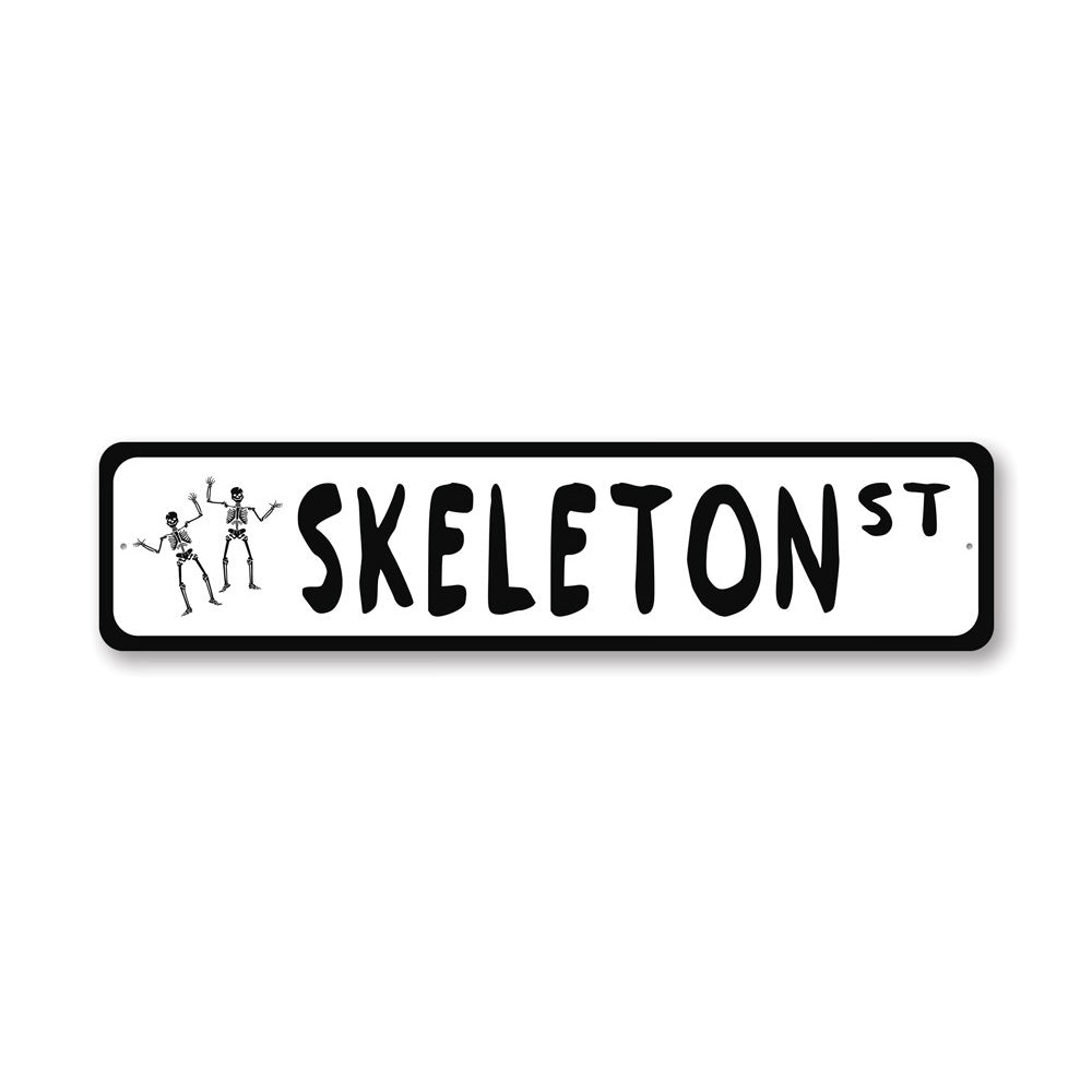 Skeleton Street, Decorative Halloween Sign