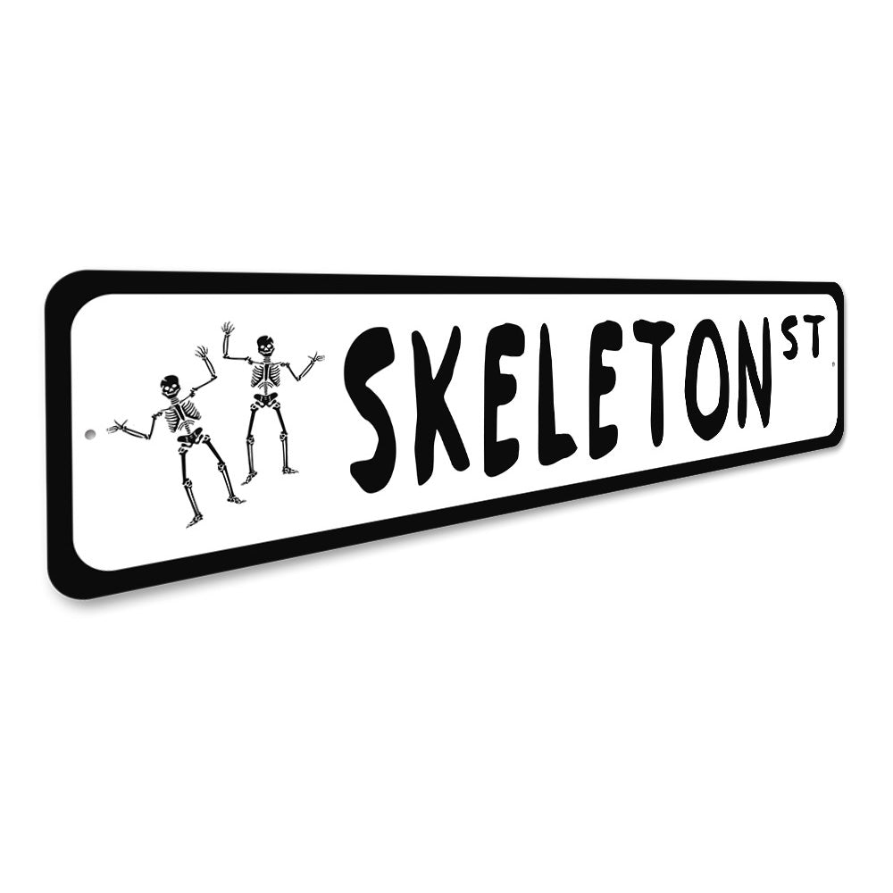 Skeleton Street, Decorative Halloween Sign