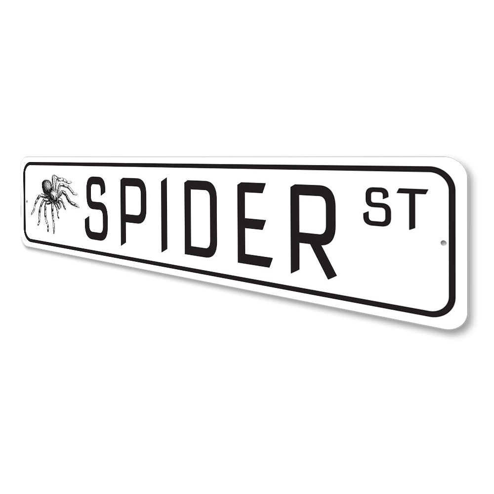 Spider Street, Decorative Halloween Sign