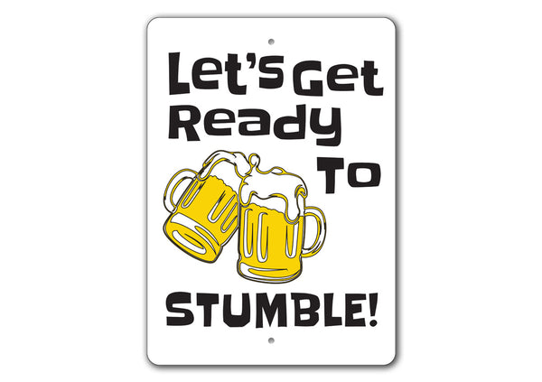 stumble sign