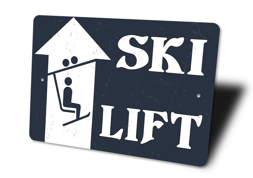 Ski Resort Lift Sign