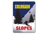 Colorado Slopes Ski Lodge Sign