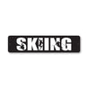 Skiing, Ski Lodge Sign, Skier Sign