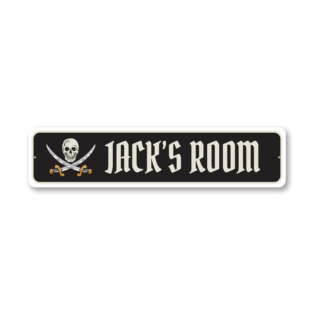 Kid Pirate Room Sign
