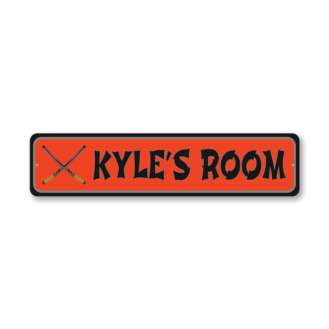 Kid Ninja Room Sign