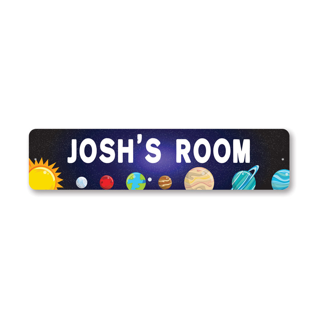 Kid Planet Room Sign