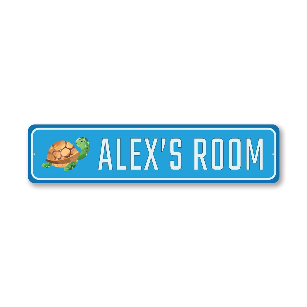 Kid Turtle Room Sign – Lizton Sign Shop