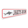 Kid Shark Room Sign Sign