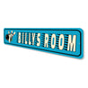 Kid Bowling Room Sign Sign
