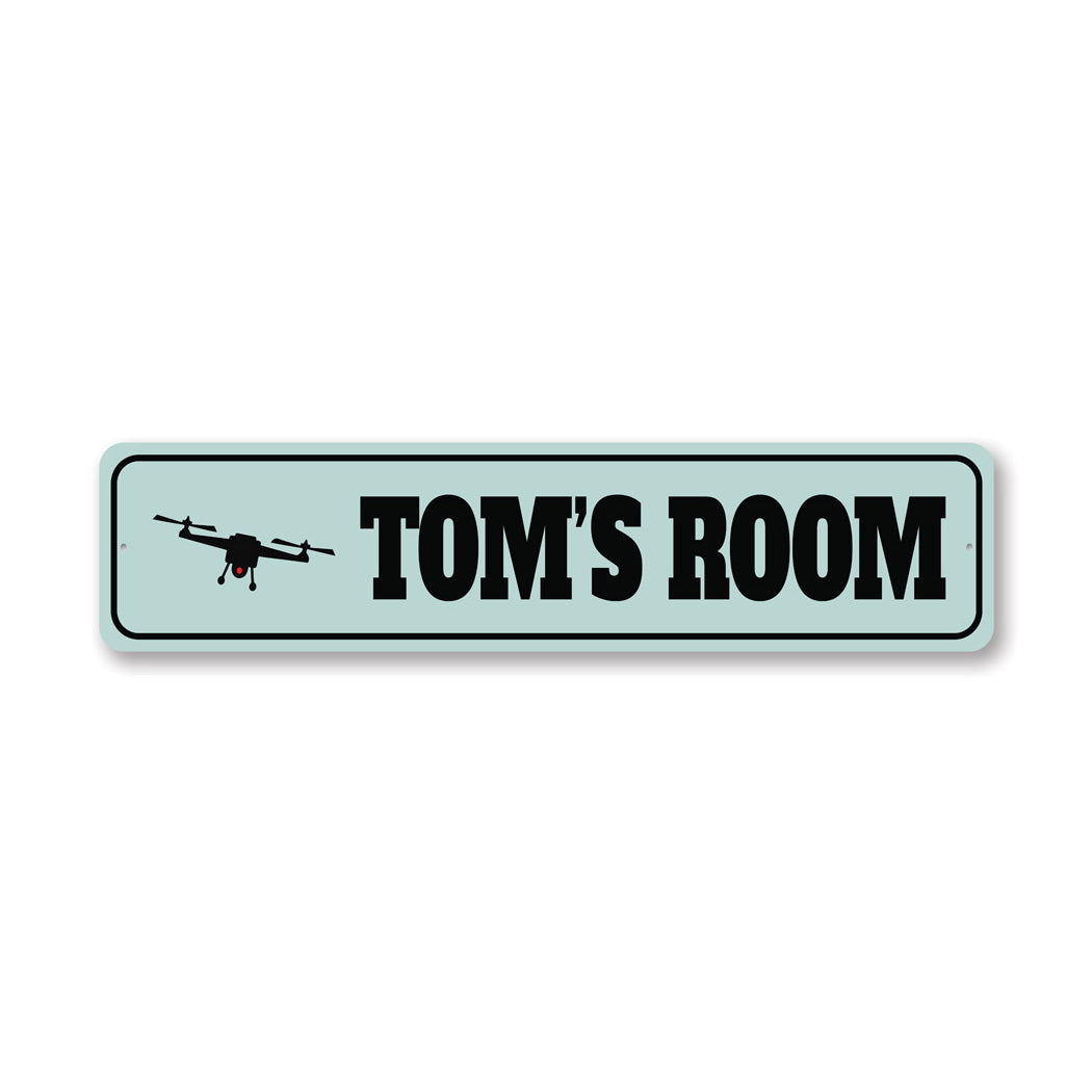 Kid Drone Room Sign