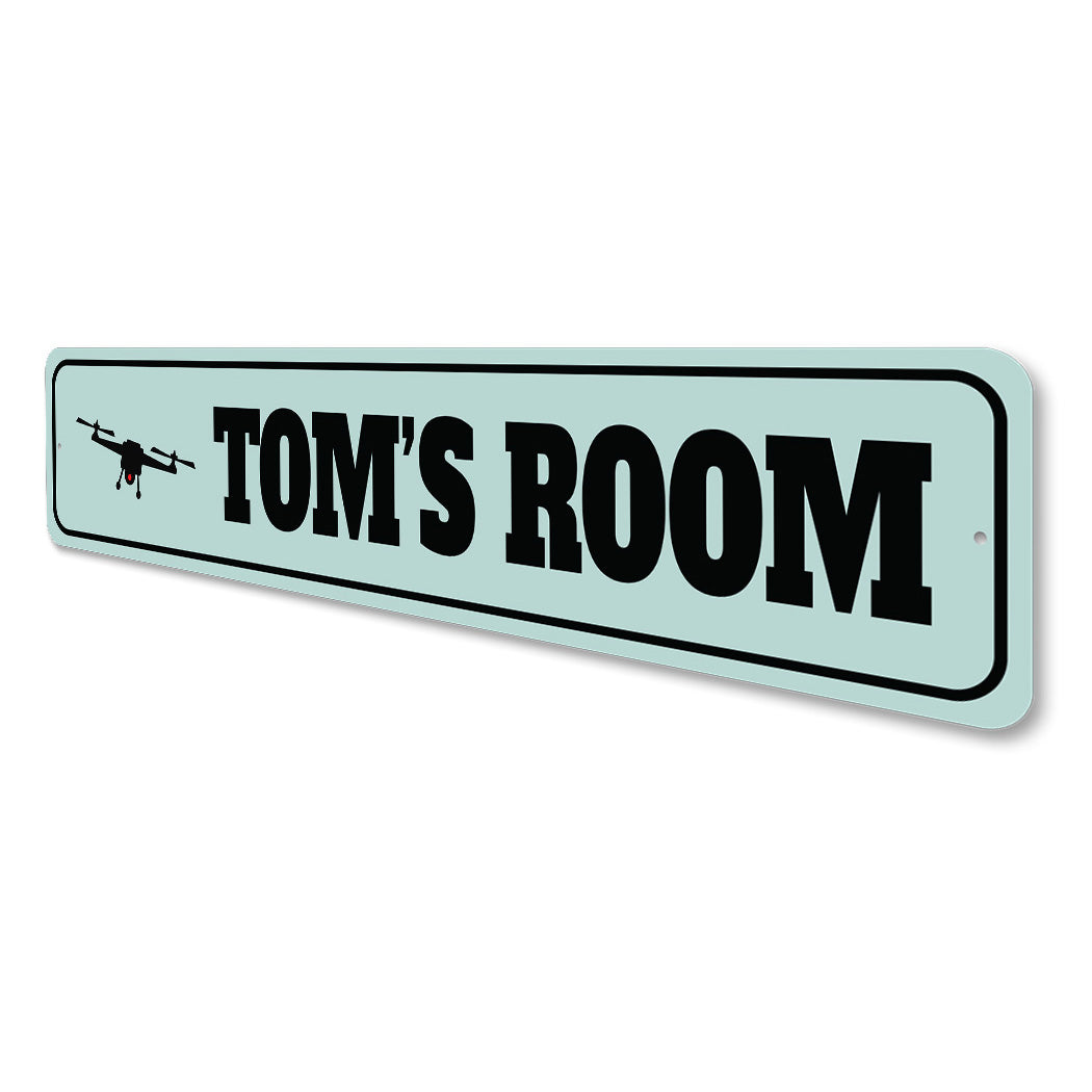 Kid Drone Room Sign