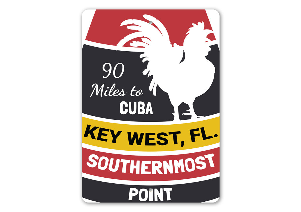 Key West Rooster Florida Sign