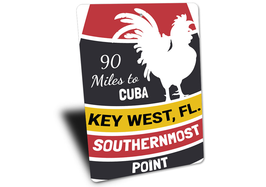 Key West Rooster Florida Sign