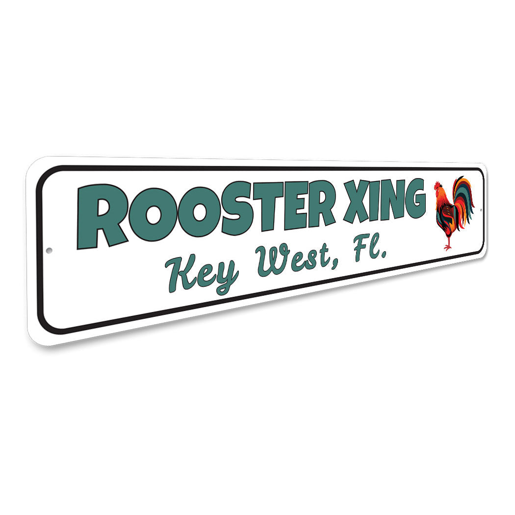 Key West Rooster Xing Sign